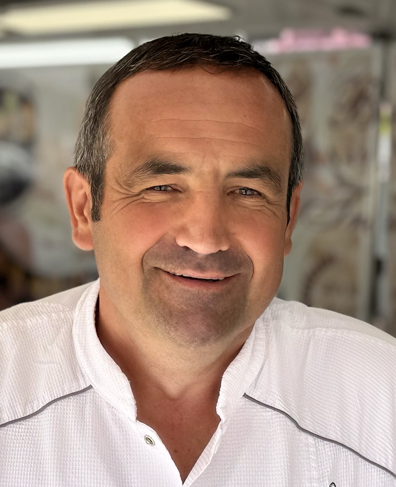 Laurent Berthier, boucher charcutier au marché des Jacobins du Mans